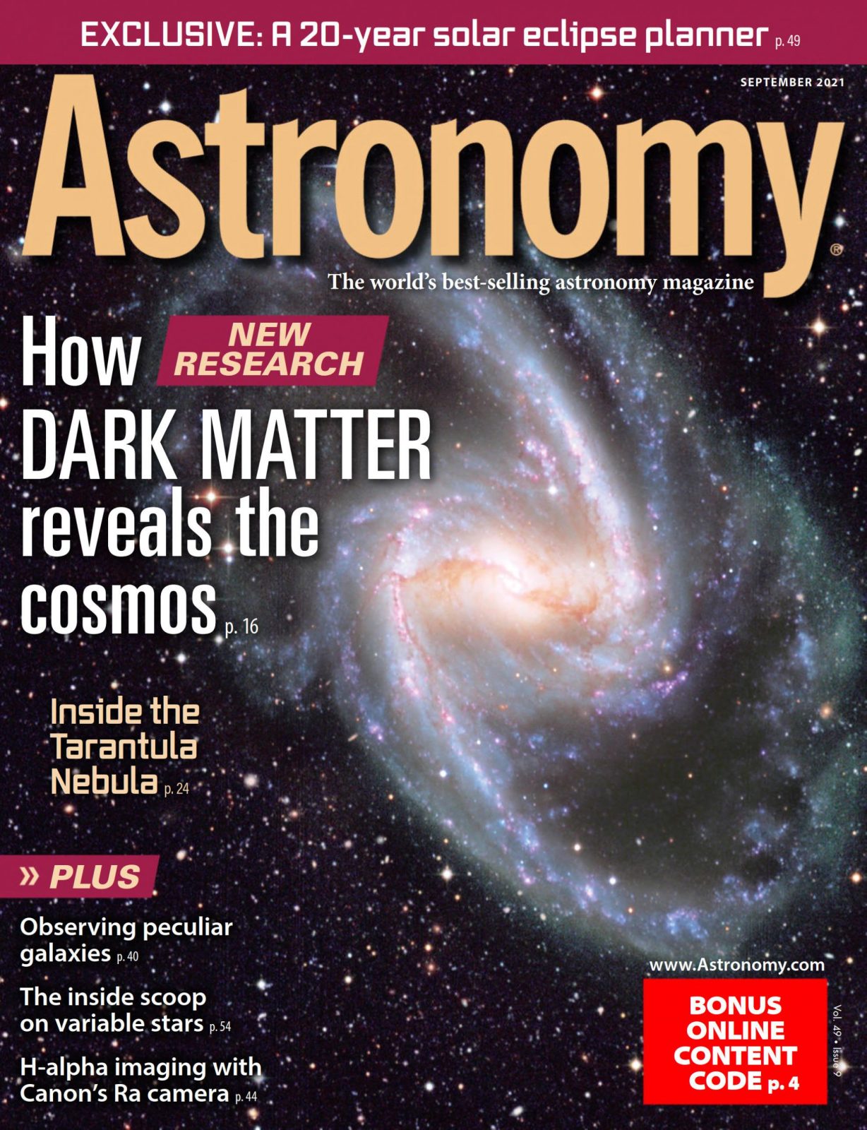 Astronomy 天文学杂志 SEPTEMBER 2021
